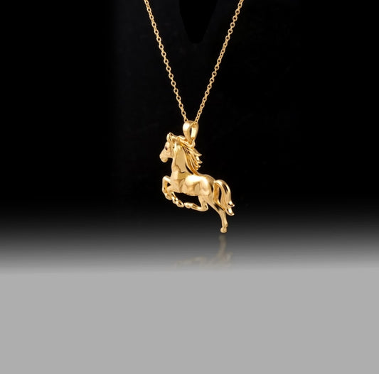 Eternal Gallop Necklace- 925 Sterling Silver