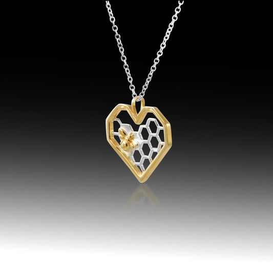 Honey Heart Pendant