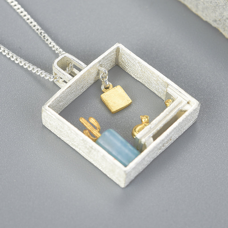 Lazy Cat Necklace