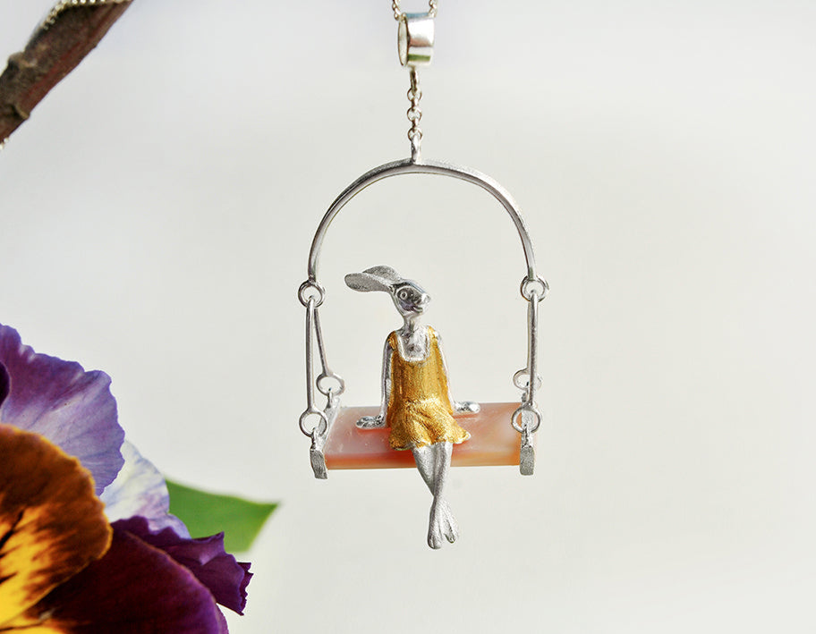 Little Miss Rabbit Pendant