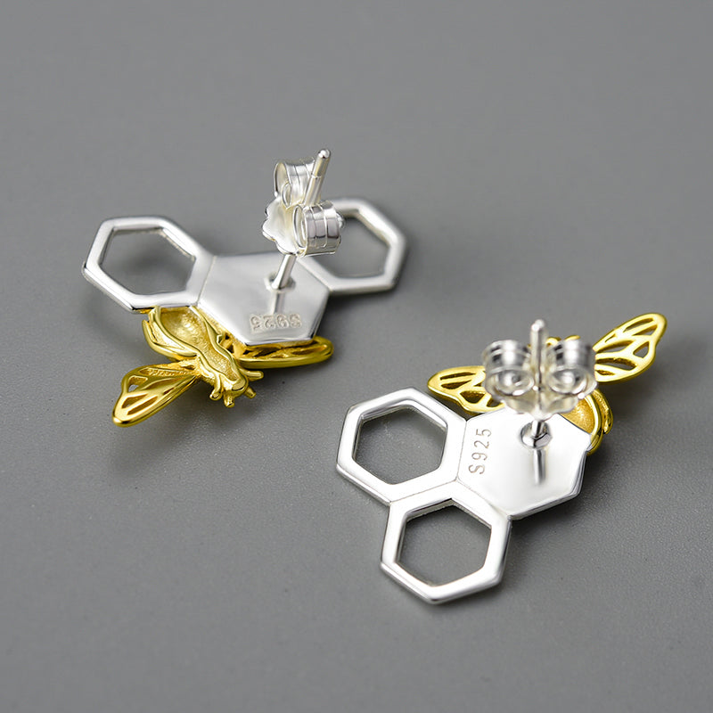 Honey Comb Earrings