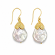 Freshwater Pearl Earrings – 18k Gold Plated on 925 Sterling Silver