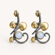 Freshwater Pearl Botanical Earrings in 18K Gold-Plated Sterling Silver