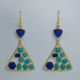 Arizona Turquoise and Lapis Earrings