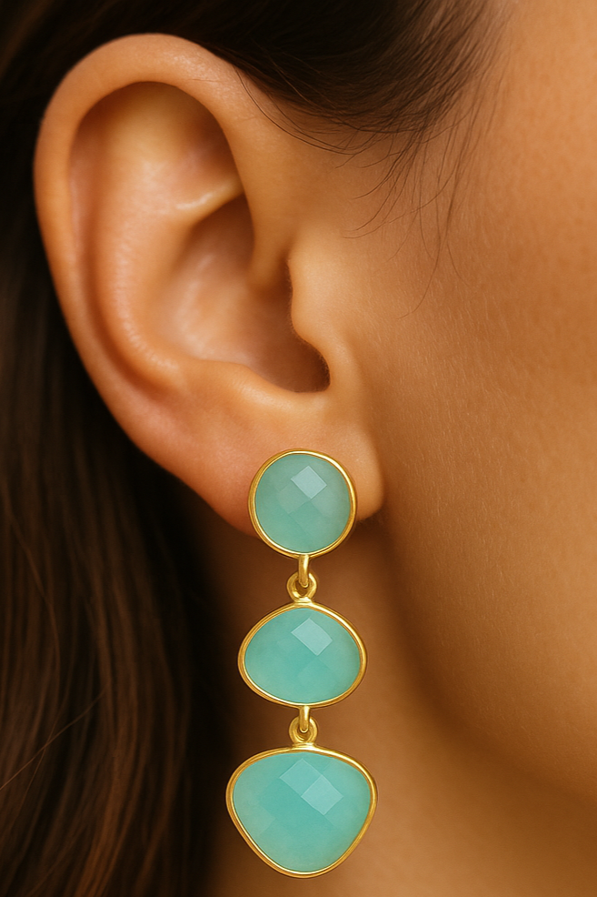 Chalcedony Earrings