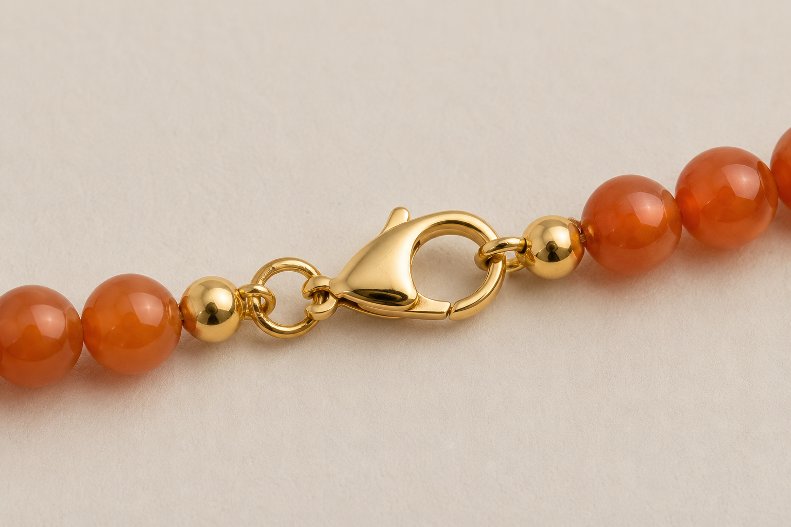 Carnelian Labradorite Necklace with Gold Filled Accents
