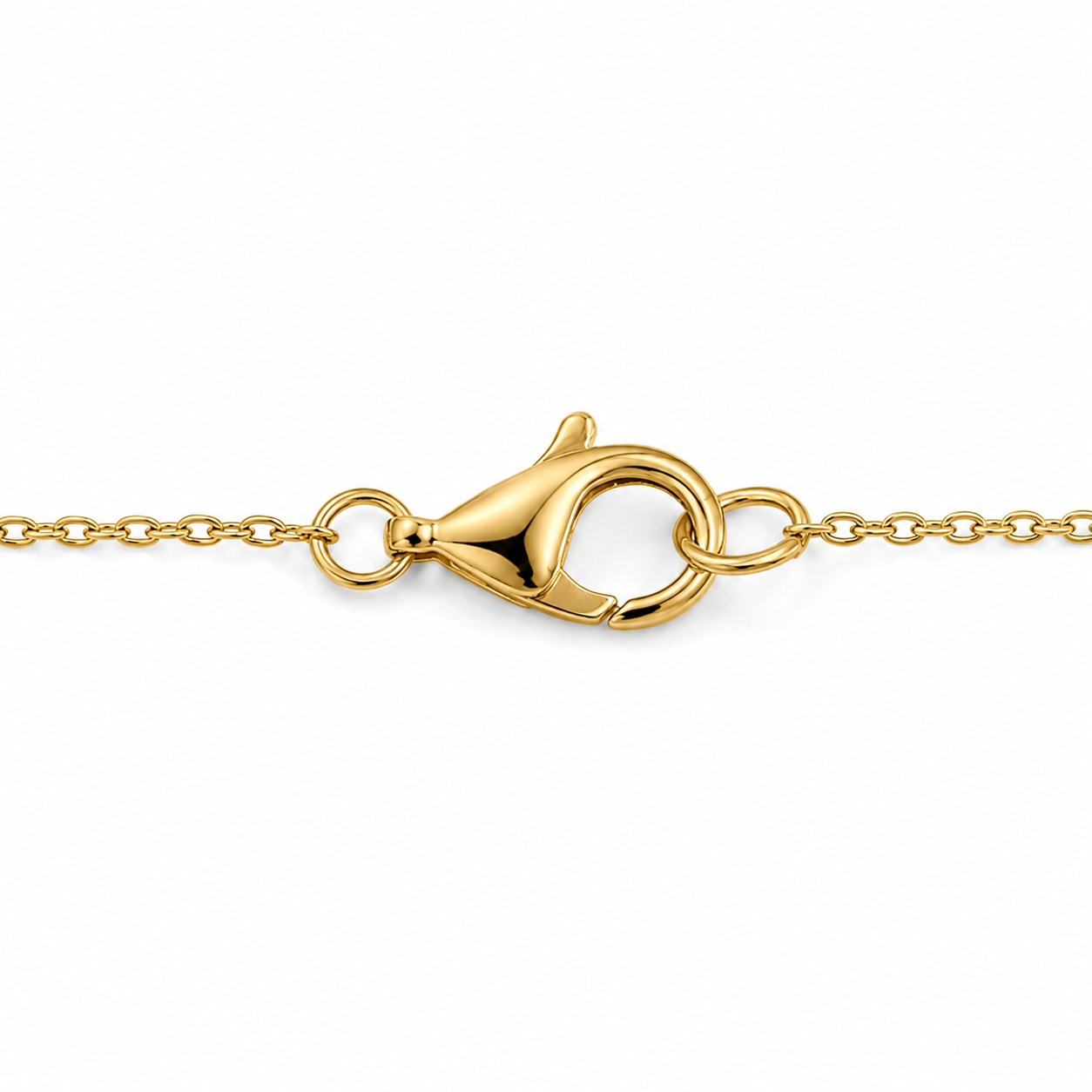 Black Onyx Clover Necklace – 18K Gold Plated on 925 Sterling Silver