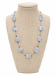 Denim Opal & Blue Topaz Silk Threaded Necklace