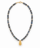 Labradorite & Yellow Rutilated Quartz Necklace – Gold Filled