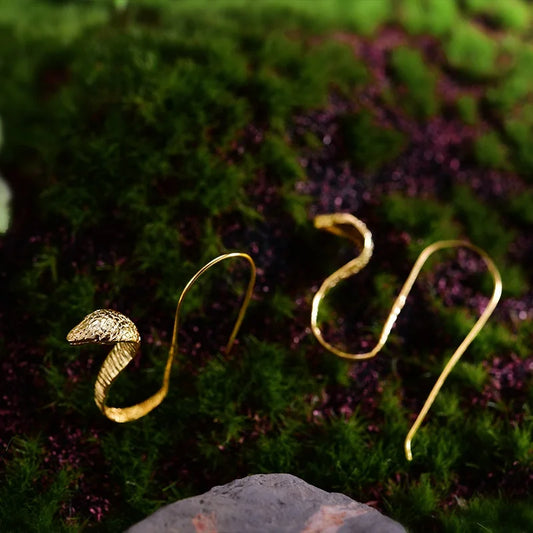 Snake Drop Earrings