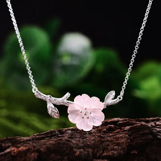 Crystal Flower Necklace