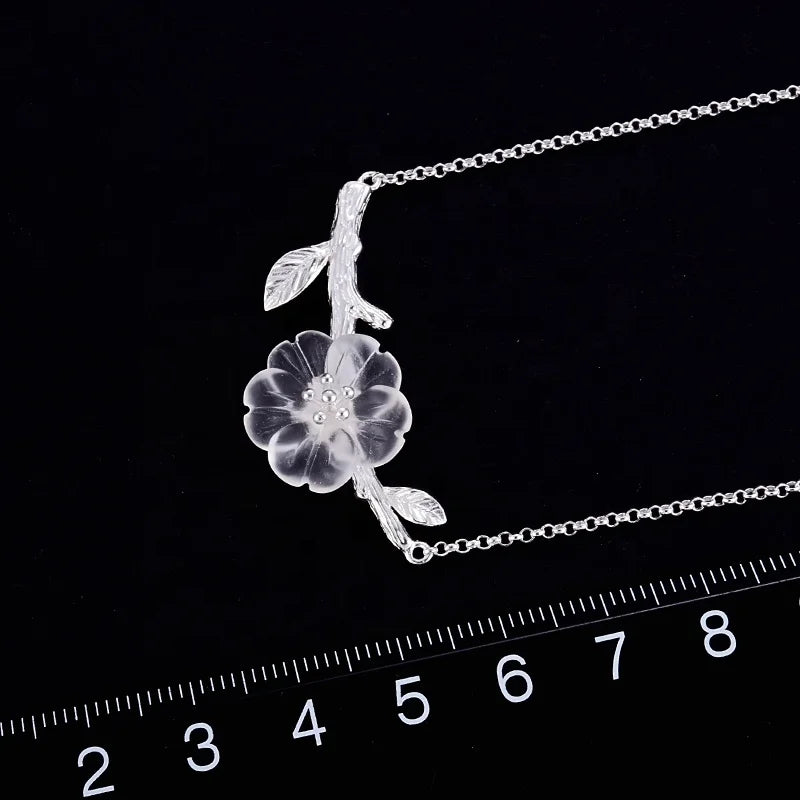 Crystal Flower Necklace