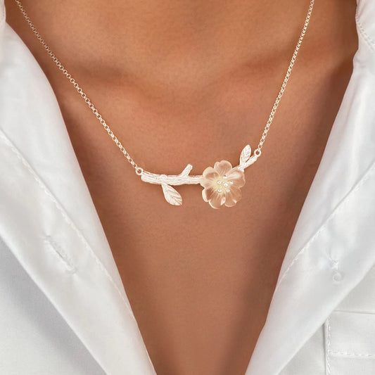 Crystal Flower Necklace