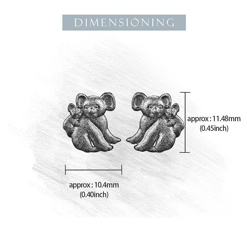 Koala Stud Earrings