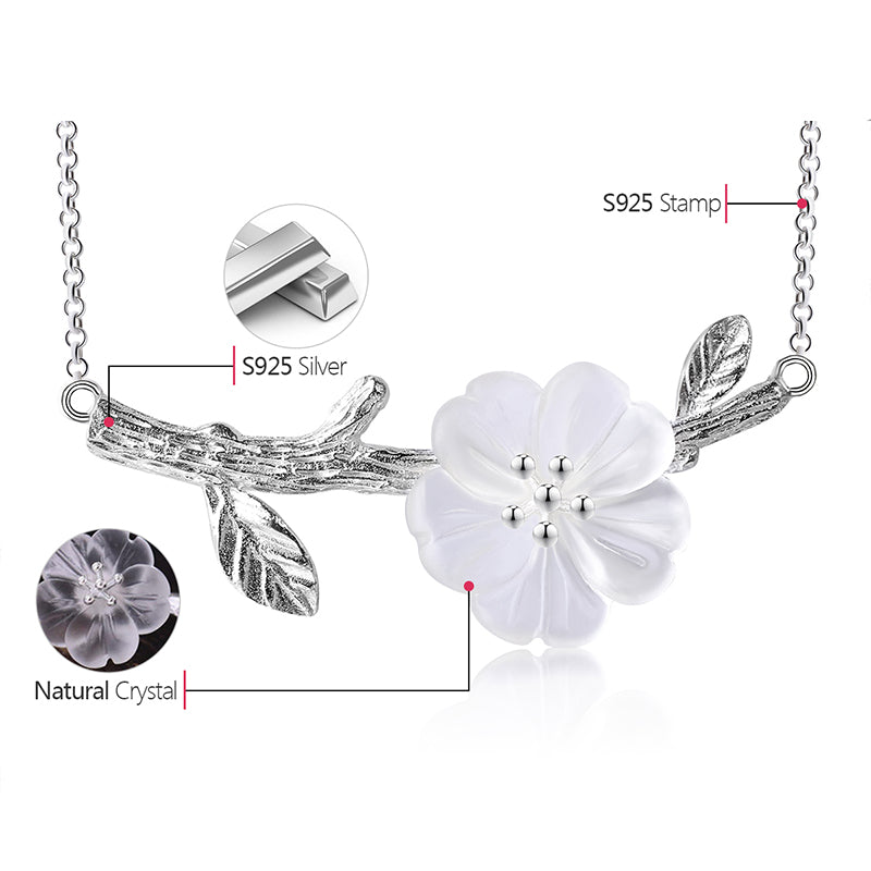 Crystal Flower Necklace