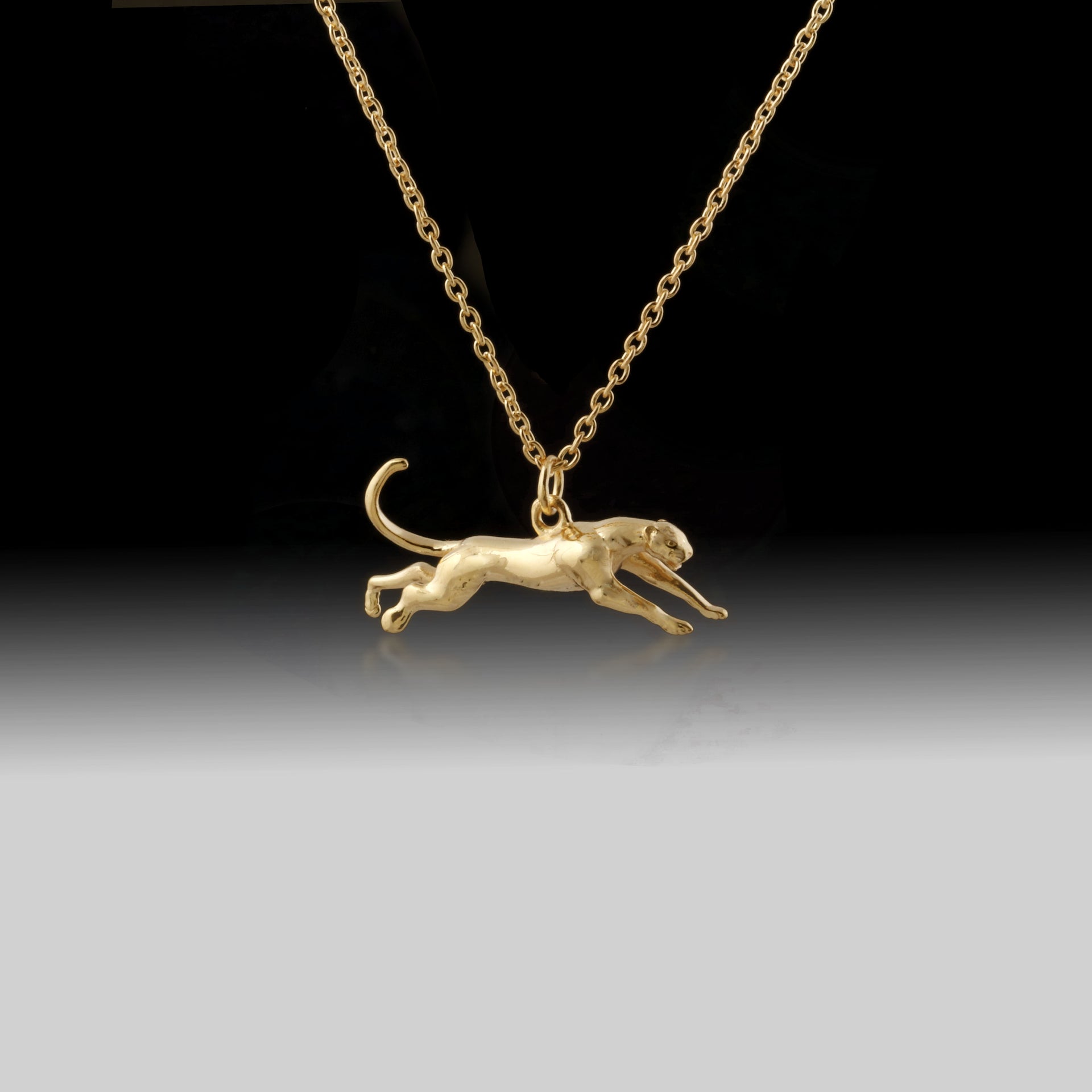 Panther Necklace- 925 Sterling Silver 18k Gold Plated