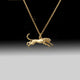 Panther Necklace- 925 Sterling Silver 18k Gold Plated