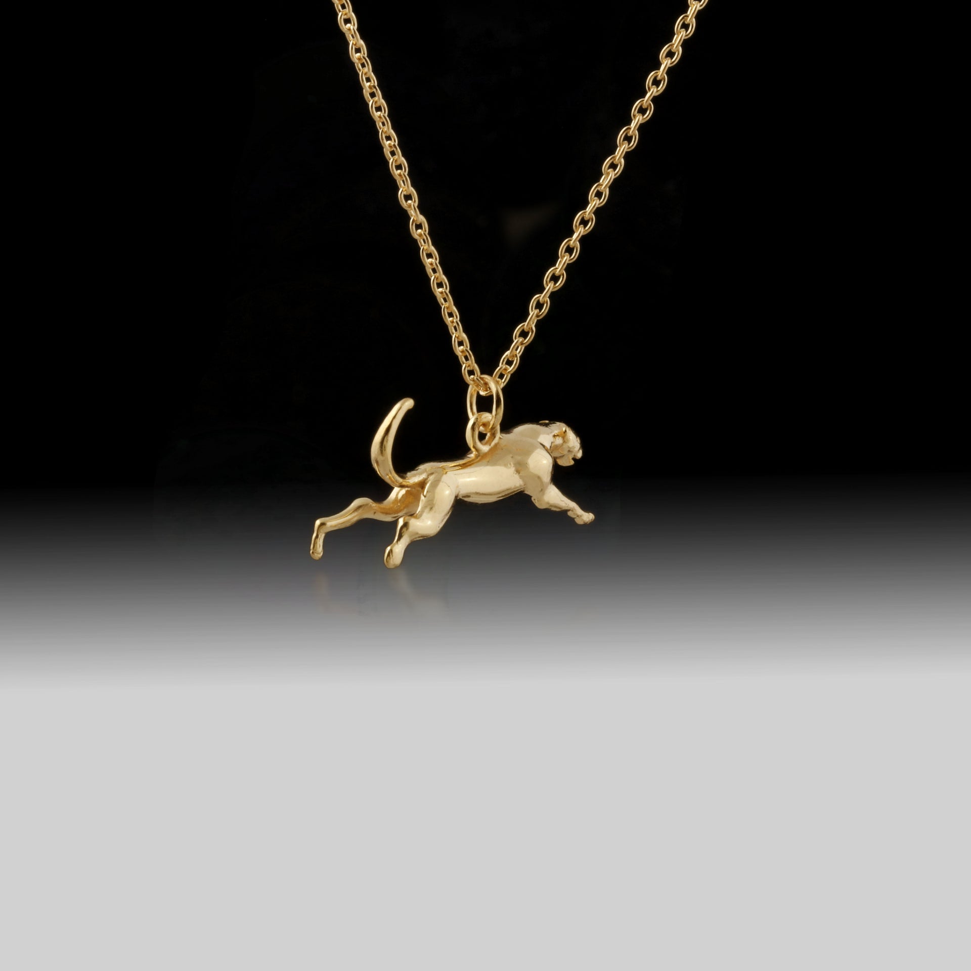 Panther Necklace- 925 Sterling Silver 18k Gold Plated