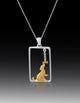 Ruff Love Necklace- 18k Gold Plated on 925 Sterling Silver