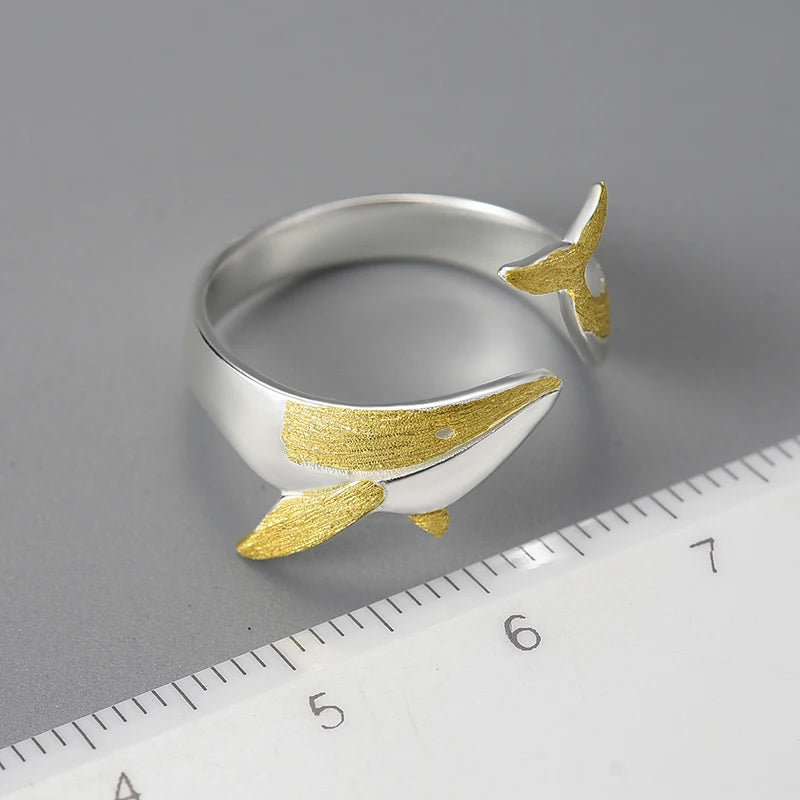 Adjustable Whale Ring