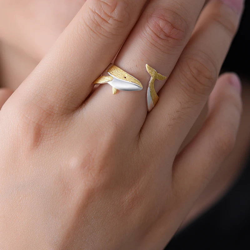 Adjustable Whale Ring