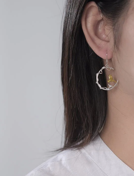 Sip Of Sky Earrings- Sterling Silver
