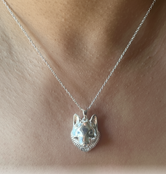 Husky Necklace- 925 Sterling Silver