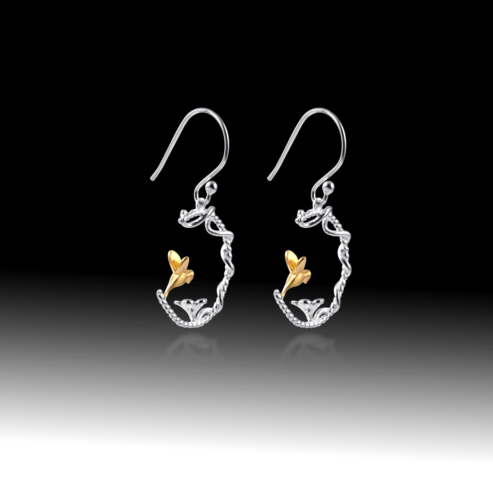 Sip Of Sky Earrings- Sterling Silver
