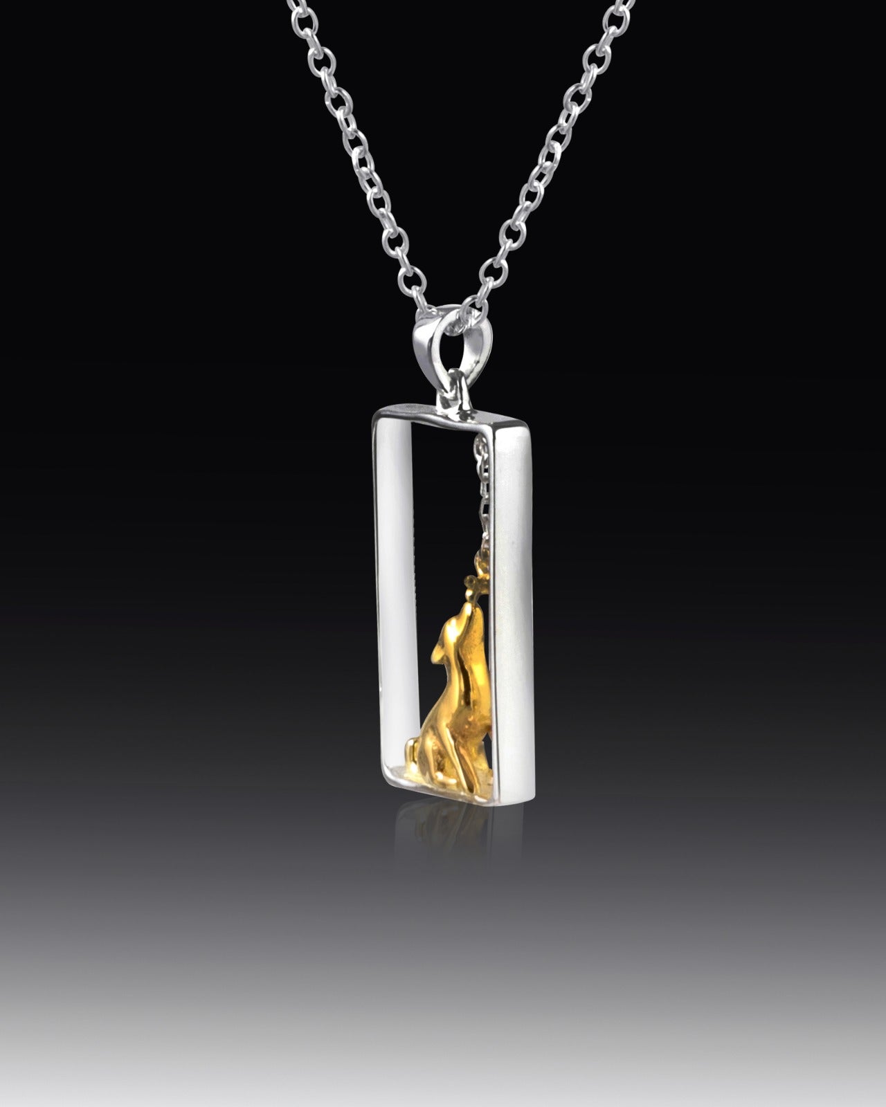 Ruff Love Pendant- Sterling Silver Pendant – Noble Tail Jewelry